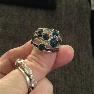 🔥🔥🔥Stunning Blue Velvet Diamond Ring 💍🔥🔥🔥